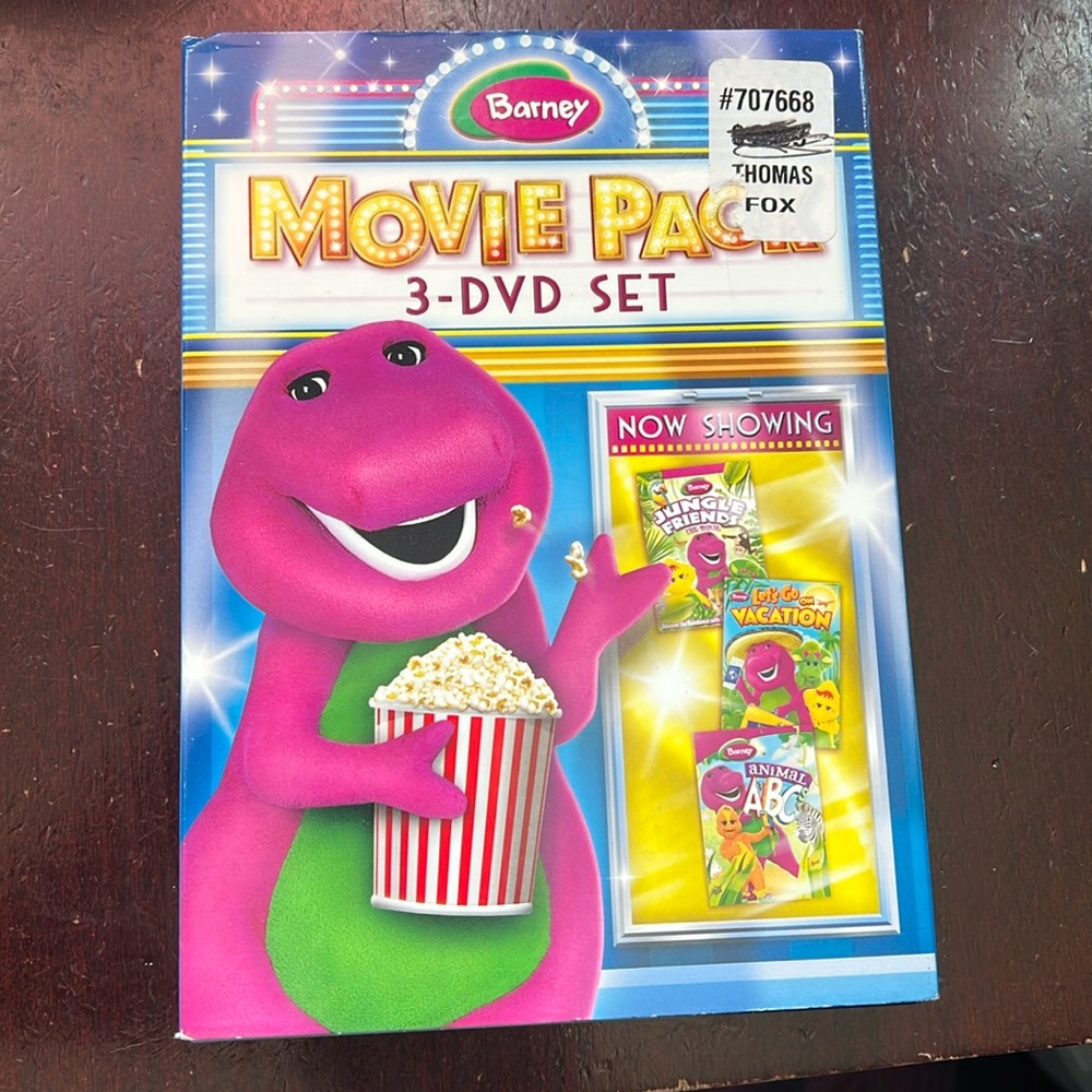 Barney movie pack 3-DVD set